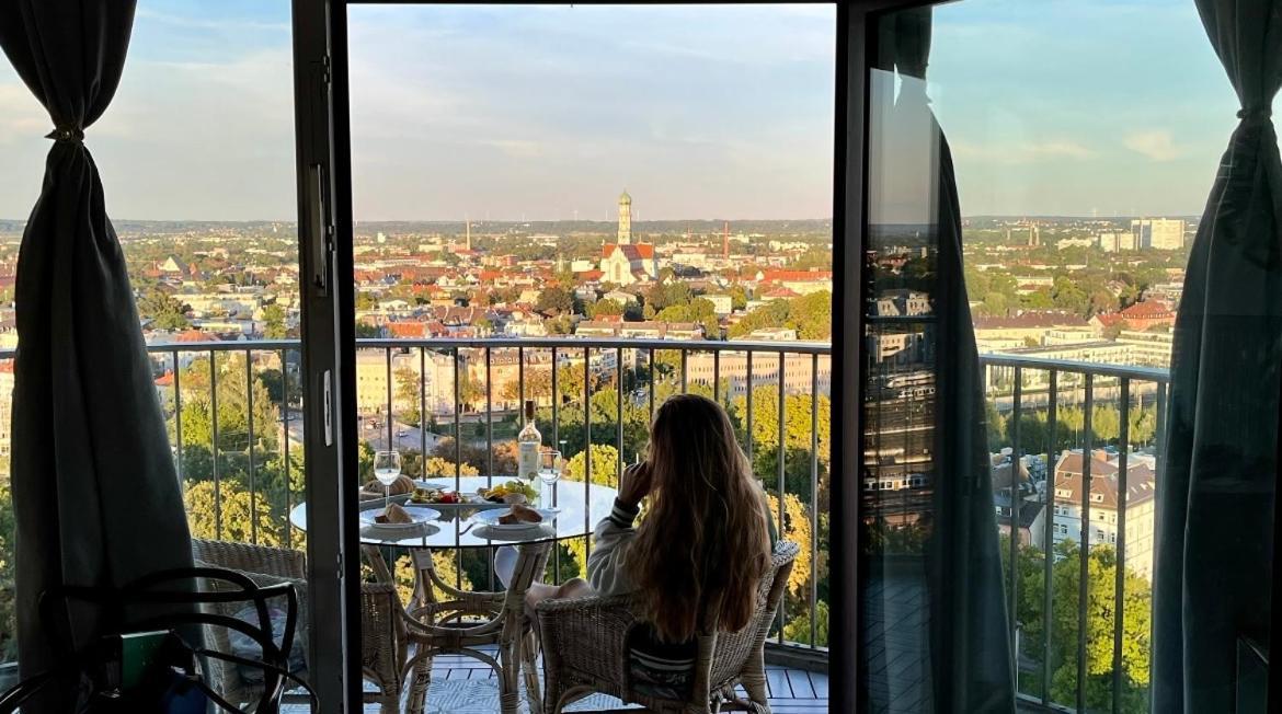 Suite-Xxi City View Hotelturm Augsburgo Exterior foto