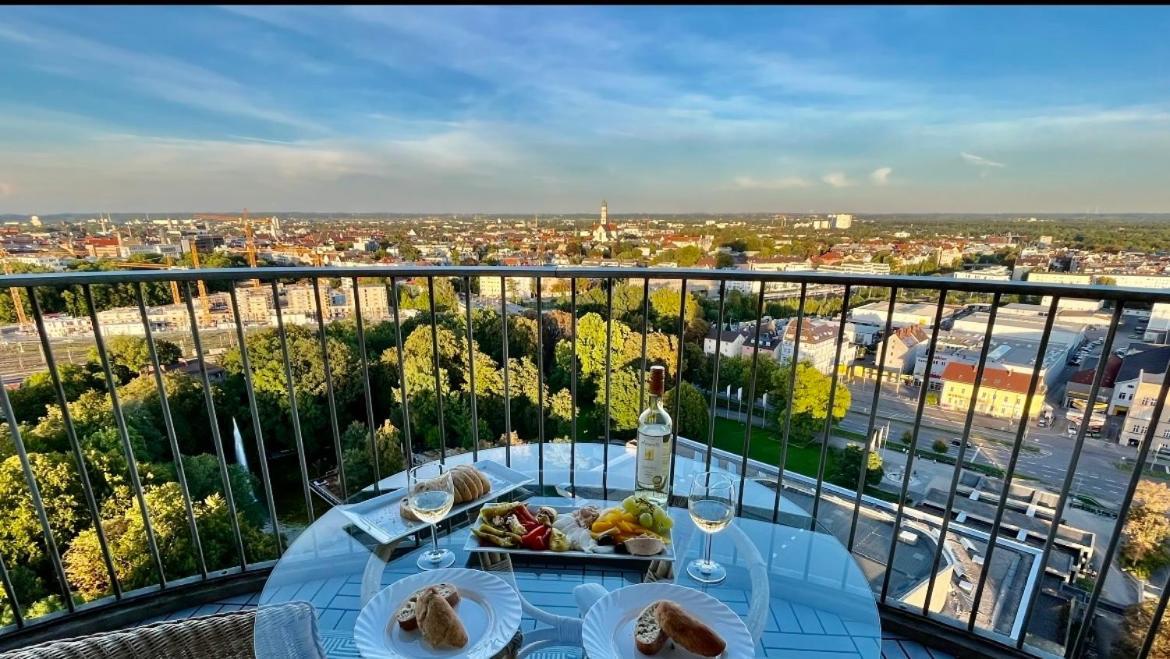 Suite-Xxi City View Hotelturm Augsburgo Exterior foto